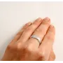 Кольцо в виде шины Maxi Silver 5312 SE 17.5 Серебристый