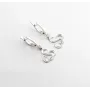 Сережки sexwife Maxi Silver 9551 3.6х1.5 см Сріблястий