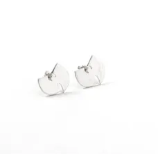 Серьги Wu-Tang Maxi Silver 9538 1.5х1.1 см Серебристый