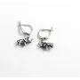 Серьги слоники Maxi Silver 9537 2.5 см Серебристый