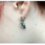 Серьги слоники Maxi Silver 9537 2.5 см Серебристый