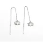 Серьги протяжки Лотос Maxi Silver 9532 1.1х1 см Серебристый