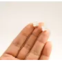 Серьги протяжки клевер с перламутром Maxi Silver 9514 0.9 см Серебристый