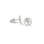 Пусети конюшина Maxi Silver 9462 0.8 см Сріблястий