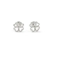 Пусети конюшина Maxi Silver 9462 0.8 см Сріблястий
