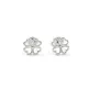 Пусети конюшина Maxi Silver 9462 0.8 см Сріблястий