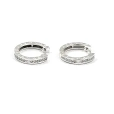 Сережки конго Maxi Silver 9460 0.2 см Сріблястий Сережки конго Maxi Silver 9460 0.2 см Сріблястий