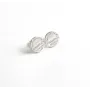 Пусети Maxi Silver 6935 1.1 см Сріблястий