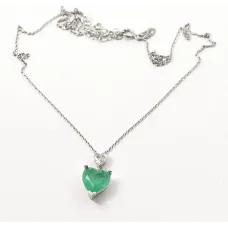 Колье с сердцем Maxi Silver 9400 SE 45-50 см Серебристый
