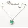 Кольє із серцем Maxi Silver 9400 SE 45-50 см Сріблястий