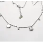 Кольє з перламутром Maxi Silver 9382 SE 40-45 см Сріблястий
