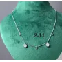 Кольє з перламутром Maxi Silver 9382 SE 40-45 см Сріблястий