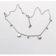 Колье с перламутром Maxi Silver 9382 SE 40-45 см Серебристый