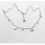 Кольє з перламутром Maxi Silver 9382 SE 40-45 см Сріблястий