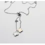 Колье с перламутром Maxi Silver 9381 SE 40-45 см Серебристый