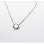 Кольє конюшина з перламутром Maxi Silver 9380 SE 40-45 см Сріблястий