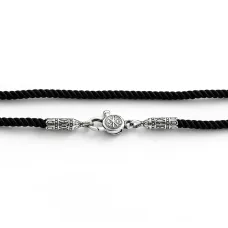 Шовковий шнурок Врятуй та збережи Maxi Silver 9332 SE 55 см Сріблястий Шовковий шнурок Врятуй та збережи Maxi Silver 9332 SE 55 см Сріблястий