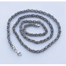 Цепочка византийская крученая Maxi Silver 9293 SE 60 см Серебристый