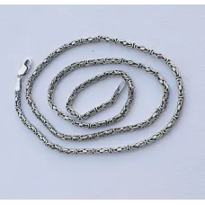 Цепочка византийское плетения Maxi Silver 9292 SE 55 см Серебристый