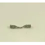 Шелковый ремешок на шею с орлом Maxi Silver 8837 SE One Size Серебристо-черный