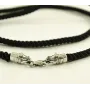 Шелковый ремешок на шею с носорогом Maxi Silver 8831 SE One Size Серебристо-черный