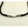 Шелковый ремешок на шею с крокодилом Maxi Silver 8827 SE One Size Серебристо-черный