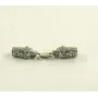 Шелковый ремешок на шею с волком Maxi Silver 8826 SE One Size Серебристо-черный