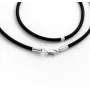 Каучуковый шнурок со вставками Maxi Silver 8605 SE 45 см Серебристый
