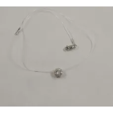 Кулон на леске невидимка Maxi Silver 8023 SE 36 см Серебристый