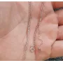 Ланцюжок плетіння кульки Maxi Silver 7999 SE 50 см Сріблястий