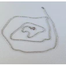 Цепочка плетения шарики Maxi Silver 7999 SE 45 см Серебристый