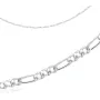 Ланцюжок фігаро Maxi Silver 7995 SE 45 см Сріблястий