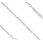 Ланцюжок мотузка Maxi Silver 7994 SE 50 см Сріблястий