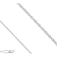 Цепочка плетения веревка Maxi Silver 7993 SE 45 см Серебристый