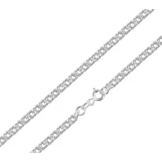 Ланцюжок плетіння рембо Maxi Silver 7987 SE 55 см Сріблястий