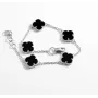 Браслет с ониксом из Maxi Silver 9509 SE 18-20 см Серебристо-черный