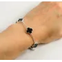 Браслет с ониксом из Maxi Silver 9509 SE 18-20 см Серебристо-черный