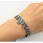 Браслет сова Maxi Silver 9484 SE 18.5-20.5 см Сріблястий