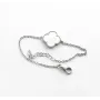 Браслет Конюшина з перламутром Maxi Silver 9449 SE 17-20.5 см Сріблястий