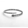 Жорсткий браслет змія Maxi Silver 9411 SE One Size Сріблястий
