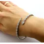 Жорсткий браслет змія Maxi Silver 9411 SE One Size Сріблястий
