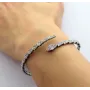 Жорсткий браслет змія Maxi Silver 9411 SE One Size Сріблястий