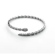 Жесткий браслет змея Maxi Silver 9411 SE One Size Серебристый Жесткий браслет змея Maxi Silver 9411 SE One Size Серебристый