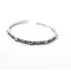 Жіночий браслет з фіанітами Maxi Silver 9394 SE One Size Різнокольоровий