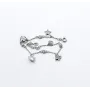 Ьраслет з підвісками Maxi Silver 9393 SE 15-18 см Сріблястий