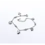 Ьраслет з підвісками Maxi Silver 9393 SE 15-18 см Сріблястий