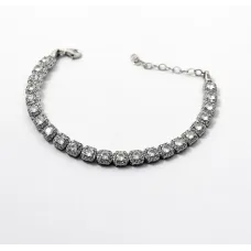 Женский браслет с камнями Maxi Silver 9390 SE 165-20 см Серебристый