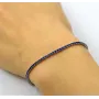 Браслет з синім камінням Maxi Silver 9362 SE 16-21 см Сріблясто-синій