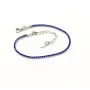 Браслет з синім камінням Maxi Silver 9362 SE 16-21 см Сріблясто-синій