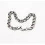 Браслет бісмарк з чорнінням Maxi Silver 9359 SE 20 см Сріблястий